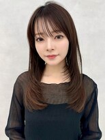 アッシュ 新杉田店(Ash)&nbsp;新杉田レイヤーカット韓国ダブルカラー顔周り前髪カットボブ