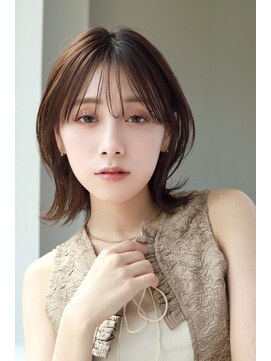 ソイクフ(SOY KUFU) 20代30代40代大人可愛い顔周りレイヤーミディ