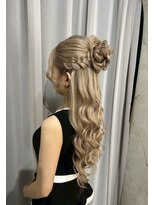 ヘアアレンジメント ボガスティーズ 川崎店(Hair arrangement Vogusty's) ハーフアップ