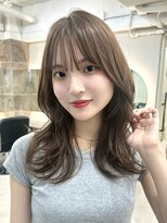 ポーチバイハニー オモテサンドウ(PORCH by HONEY omotesando)&nbsp;レイヤーカットくびれヘアミルクブラウン3