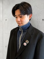ユイマァルスロウ 岡山(YUIMARLSLOW) 岡山メンズサロン20代30代リバースセンターパートフェザーパーマ