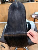 hyon myon/RISEbyREVO 綾瀬店【ヒョンミョン】&nbsp;ハッシュカット/デザインカラー/グレージュ[綾瀬駅/韓国ヘア]