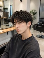 MEN's Baguz MEN'Sカット/ MEN'Sパーマ/ MEN'Sカラー 無造作カールマッシュメンズパーマ