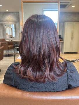 ラボヌールヘアー 宇都宮店(La Bonheur hair) ボルドーカラー