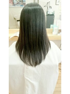 ラグヘアー(RAG HAIR) 内巻きストレート