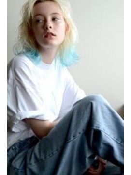 グリーン 渋谷(green) white bleach×triple color