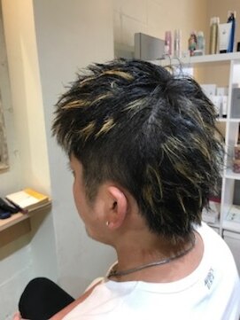 ヘアーデザイン ロッタ(hair design lotta) 【hair design lotta】ツーブロックショート×メッシュ