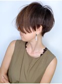【morio池袋】大人かわいい刈り上げ前下がりショート♪