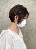 大人ショートボブ/イルミナカラー/大人ショートヘア/ハイライト/