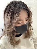 long style×韓国風前髪