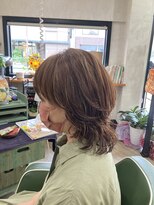 パペル(PAPEL)&nbsp;大人女性似合わせカット＋白髪ぼかしハイライト＋カラー