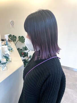 フェーディン(fa/din) バレイヤージュパープルグレージュ