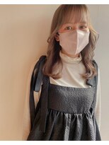 ツイギー 宮西店(TWiGGY) ハイトーンベージュに顔周りレイヤー