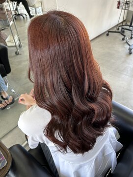 ヘアーアンドエステティック ヴェリス(hair&esthetic Velis) 【Velis】ブリーチなしチェリーレッド♪