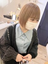 アーブル ヘアーアンドメイク(ARBRE) ベージュブリーチダブルカラー髪質改善トリートメント