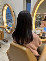 アドラーブル けやき通り店(adorable)&nbsp;縮毛矯正ロング♪コスメストレート髪質改善ココアブラウン