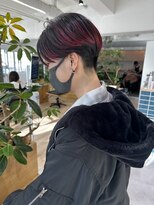 オーシャン(Ocean)&nbsp;［Ocean Hair&Life 水田］メンズライク☆レッド系デザインカラー