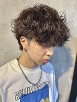 ニアウ 高崎店(Niau)&nbsp;スパイラルパーマメンズパーマウルフマッシュ高崎群馬眉毛メンズ