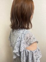 コワフュール ル ボア(Coiffure le bois)&nbsp;韓国風ロブヘア＋モーブベージュ