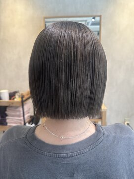 ベルプロッドバイアルター 千葉(bel. prod by aL-ter) 【bel.高野】デザインカラー／イヤーカット/ウェットヘア/ボブ