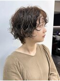 マッシュパーマ/ショートヘア/ハンサムショート/メンズライク