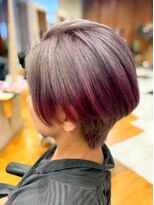 アサクラ シンキタ(ASAKURA SHINKITA) ラインカラー（ベージュ×ピンク）