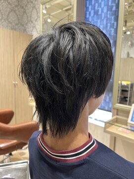 ビス リアン 川口店(Vis lien) 無造作マッシュメンズショート☆ツーブロックアッシュブラウン