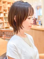 ルエ(rue) ナチュラルボブ×大人ショートボブ×小顔カット20代30代40代50代