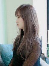 アッシュカラーへカラーチェンジ☆【カット+高発色エヌドットカラー全体カラー】