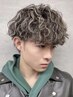 【畑中指名限定】メンズカット+金メッシュ+パーマ+1stepTR