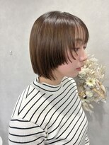 ハイバレーヘアーメゾン(HIGH VALLEY HAIRMAISON) ミニボブ顔周りカットショートボブぱっつんボブ岡山南中央町