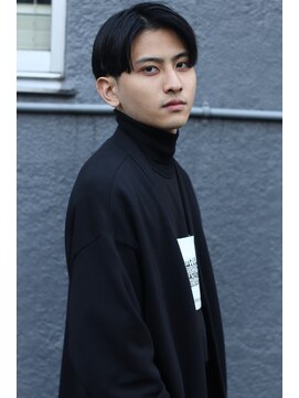 ブークル(boucle) ストレートサイドパート モードヘア