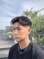 タイドヘアー 高槻2号店(TIDE HAIR)&nbsp;ハイライトセンターパート