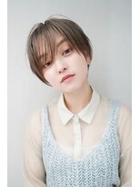 ギークス(GEEKS)&nbsp;【GEEKS渋谷】アッシュベージュ/大人ショート/冬カラー/20代30代