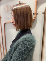 ロンド エスポワール 錦糸町(Lond espoir)&nbsp;【澤口】黒髪ボブルフネビージュ小顔に見せるワンレン