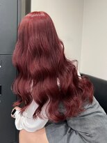 ベレーザ 渋谷(BELEZA)&nbsp;11914髪質改善チェリーレッド黒髪アッシュブラックワインレッド