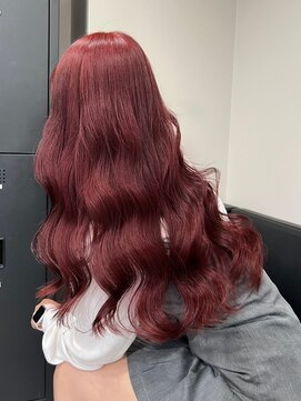 ベレーザ 渋谷(BELEZA) 11914髪質改善チェリーレッド黒髪アッシュブラックワインレッド