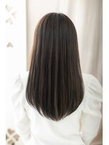 カバーヘア ブリス 志木南口駅前店(COVER HAIR bliss)&nbsp;黒髪アッシュ大人美人韓国風小顔エアーストレートY志木30代40代