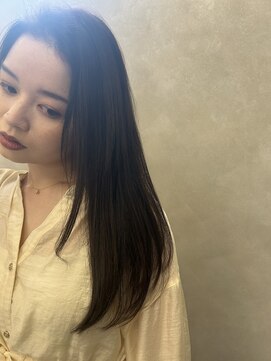 ボヌール 川西(Bonheur) ミディアム×ストレート×透明感カラー/川西能勢口、宝塚