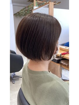 ストーリアエフ カミトザッカ(storia.f kami to zakka) お手入れがとても楽で簡単なオシャレショートボブ