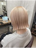 ホワイトブロンド【宇都宮/切りっぱなし/ブリーチ】