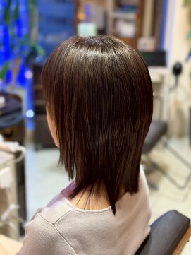 ヘアリゾート粋 ティガ 池袋店(tiga) ミディアムレイヤー/ストレート/艶髪/髪質改善