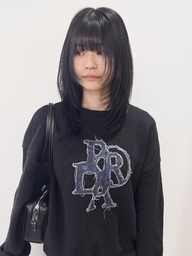 ニコフクオカヘアーメイク(NIKO Fukuoka Hair Make) [NIKO]ミディアムレイヤー/レイヤーカット/ハッシュカット