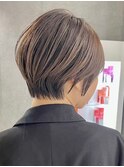 30代40代大人女性/前髪ありショートボブ/ショートヘア/髪質改善