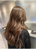 髪質改善＊ロングレイヤーグレーベージュ＊美髪【Zina船橋】