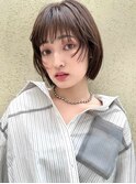 【MINX】くびれヘア＋くすみベージュハイライトカラー_表参道