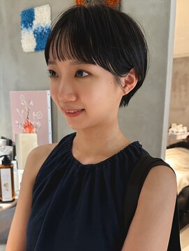 ハウ 心斎橋(how) 丸みショート大人可愛い20代30代40代小顔カットマッシュショート
