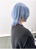 ブルーカラー/水色カラー/ハイトーンカラー／ブリーチカラー