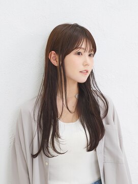 アーサス バイ ヘッドライト 新潟万代店(ursus by HEADLIGHT) ロングレイヤー暗めカラーデザインカラーナチュラルブラウン