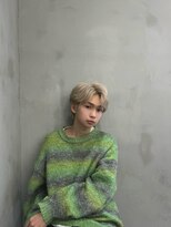 ペレ 渋谷(PELE)&nbsp;MEN’S HAIR/ブルーブラック/フェザーパーマ/渋谷